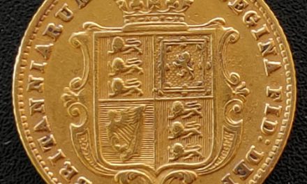 G.B./Colonial Canada VF+ 1870 QV Shield Half Sovereign .1177oz AGW