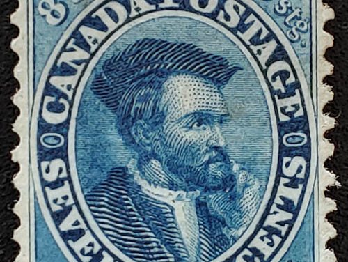 Canada #19 VG/F Unused 1859/64 17c Cartier