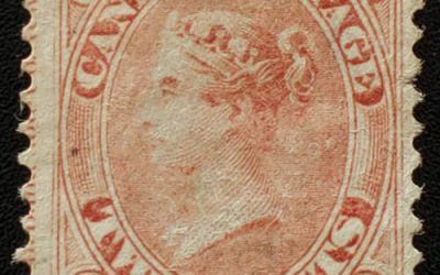 Canada #20iv VF Used 1859/64 2c Imprint at left