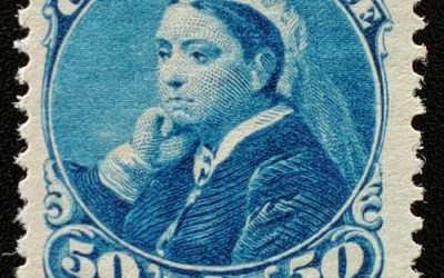 Canada #47 Fine+ Never Hinged 1893 50c Widow Weed
