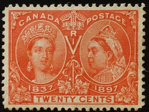 Canada #59 VF Unused 1897 20c Jubilee