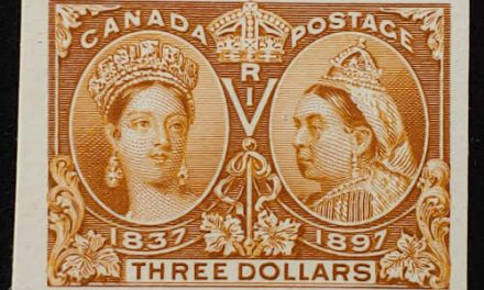 Canada #63P VF 1897 $3 Jubilee Plate Proof, 750 made