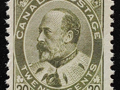 Canada #94 F/VF Mint HHR 1904 20c Edward VII