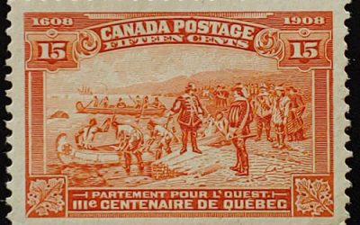 Canada #102 VFNH 1908 15c Quebec
