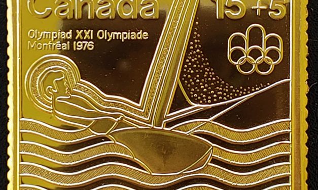 Canada Post #B6 1975 23.33gm pure Gold Stamp Replica #000199