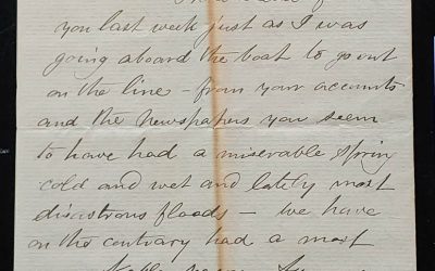 New Westminster, B.C. 20 Jul 1883 Marcus Smith Letter