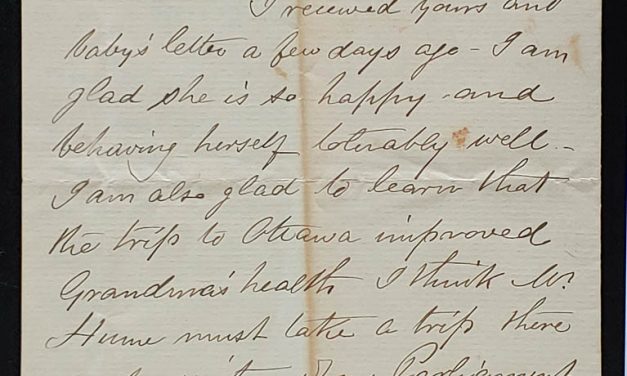 New Westminster, B.C. 30 Jul 1883 Marcus Smith Letter to Eloise