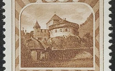 Liechtenstein #105b VFNH 1930 1.20 Franc Perf 11.5