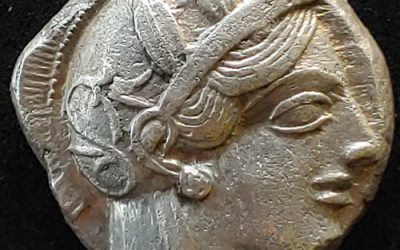 Attica, Athens 458-404 BC 17.01gm Owl Silver Tetradrachm