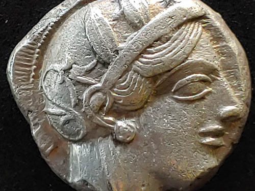 Attica, Athens 458-404 BC 17.01gm Owl Silver Tetradrachm