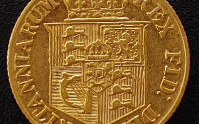 G.B./Colonial Canada VF+ 1818 George III Gold Half Sovereign
