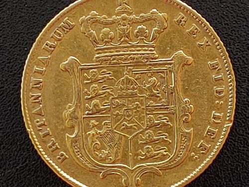 G.B./Colonial Canada VF+ 1825 George IV Gold Sovereign