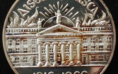 Ireland Unc 1916-1966 33gm Easter Rising Anniversary Silver Medal