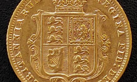 G.B./Colonial Canada VF+ 1877 Queen Victoria Shield Half Sovereign