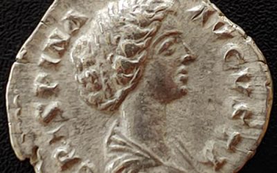 Crispina AD 178-182 2.5 gm Silver Denarius w/ Venus Felix