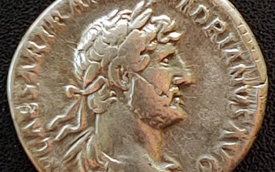 Hadrian 117-138 AD 3.11gm Silver Denarius w/ Salus etc