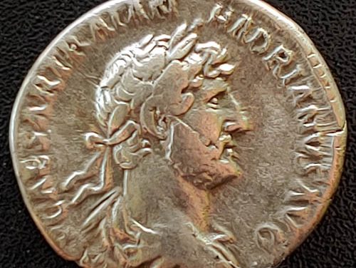 Hadrian 117-138 AD 3.11gm Silver Denarius w/ Salus etc