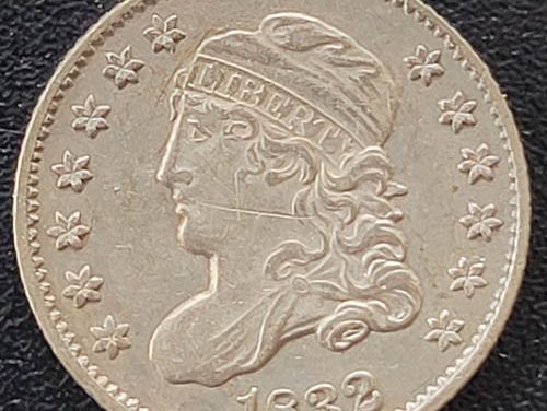 U.S.A. XF/AU 1832 Silver Half Dime