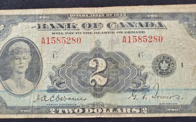 Bank of Canada #BC-3 VG/F 1935 $2 Queen Mary