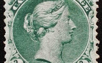 Canada #24 VF Mint HR 1868 2c Large Queen