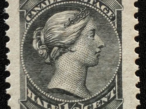 Canada #34 VFNH 1882 1/2c Small Queen