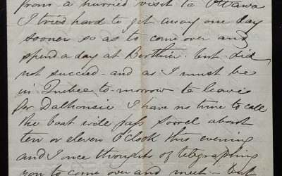 Montreal 12 June 1871 Marcus Smith letter to his son
