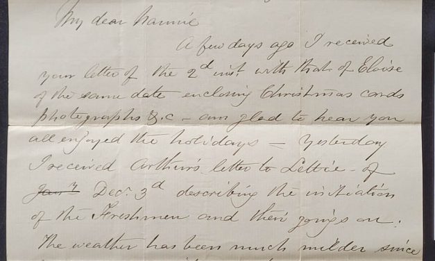 C.P.R. Engineer’s Office Kamloops 24 Jan 1885 Marcus Smith Letter