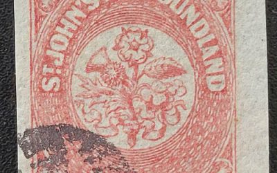 Newfoundland #22 VF Used 1861/62 8d Imperforate