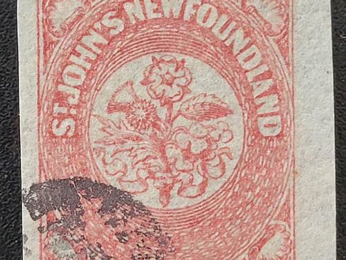 Newfoundland #22 VF Used 1861/62 8d Imperforate