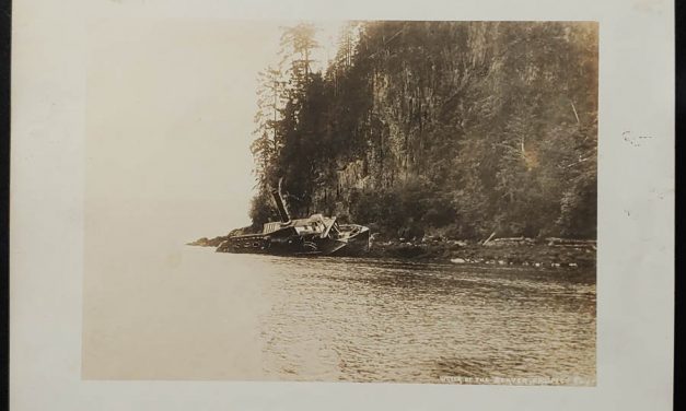 Wreck of the Beaver Prospect Point S.J. Thompson 10×8″ photo