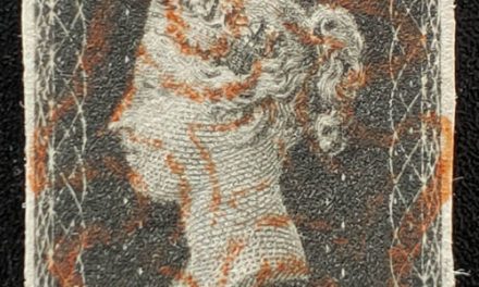 G.B. #1 VF Used 1840 1d Black Plate 1B, Position F-F