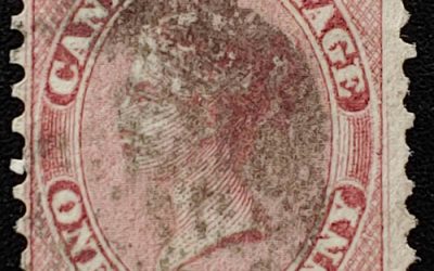 Canada #11 Fine Used 1858 1/2d Perforated Pence