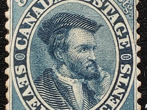 Canada #19 Fine Unused 1859 17c Cartier
