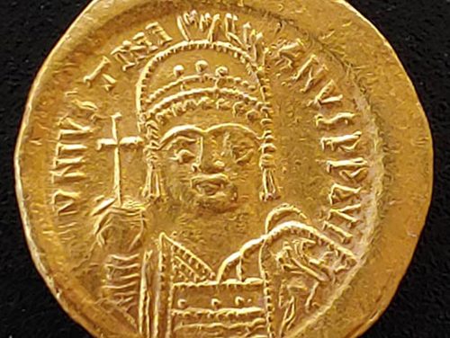 Justinian AD 527-65 4.49gm Gold Solidus