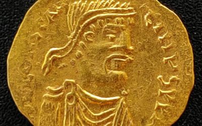 Constantine IV AD 668-685 1.43gm Gold Tremissis