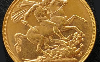 Australia Unc 1885M Queen Victoria Gold Sovereign .2355oz AGW
