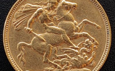 G.B. Fine 1892 Queen Victoria Gold Sovereign