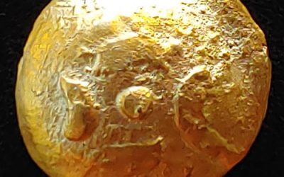 Celtic Eastern Tribe .90gm 10-11mm Gold 1/4 Stater
