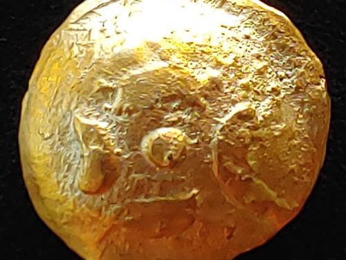 Celtic Eastern Tribe .90gm 10-11mm Gold 1/4 Stater
