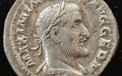 Maximinus I AD 235-8 3.46gm Silver Denarius w/ Providentia etc