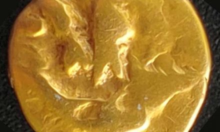 Celtic Britain 80-50 BC VF Boat Tree 1.45gm Gold Quarter Stater