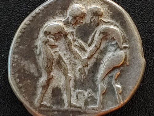 Greek/Pamphylia Aspendos 400-300 BC 10.8gm Silver Stater