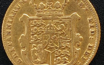 G.B./Colonial Canada VF 1828 George IV Gold Half Sovereign