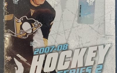 2007/08 Upper Deck Series 2 unopened 24 x 8-card pack box
