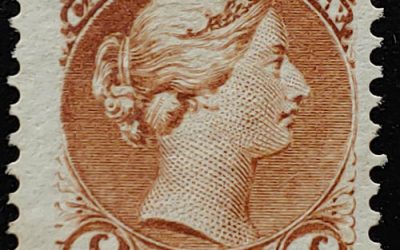 Canada #39 F/VF Unused 1872 6c Yellow Brown
