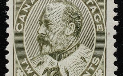 Canada #94 F/VF Mint HR 1903/08 20c Edward VII