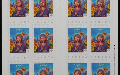 Canada VFNH Madonna of Sunflowers Picture Postage Booklet* (12)