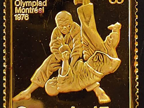 Canada Post #B9 Proof 1975 23.33gm pure Gold stamp replica #177