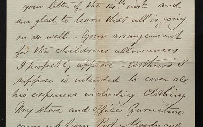 Kamloops, B.C. 31 Jan 1885 6-pg Marcus Smith Letter to his wife