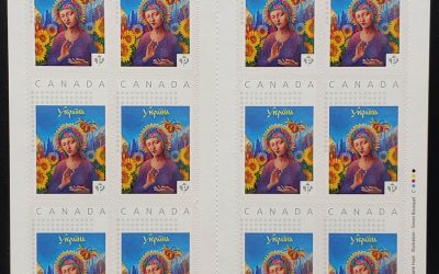 Canada VFNH Madonna of Sunflowers 2022 Picture Postage Booklet
